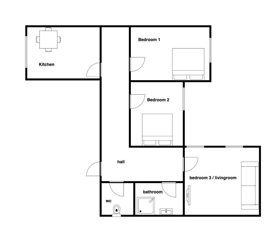 Lacplesa Downtown New 2-Bedroom Apartment Riga Exterior foto